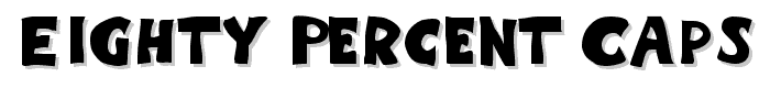Eighty Percent Caps font